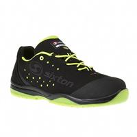 Sixton Peak 91328-01 Cuban LG S1P ESD Zwart/Geel - Maat 42 - 91328-01-42 - thumbnail
