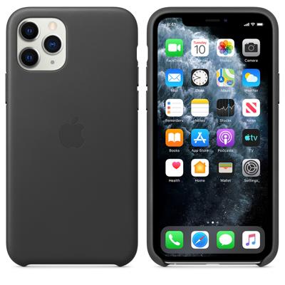 Apple leather case iPhone 11 Pro Black
