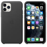 Apple leather case iPhone 11 Pro Black - thumbnail