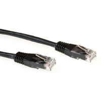 ACT IB3502 LSZH U/UTP CAT6A Patchkabel Zwart - 2 meter - thumbnail