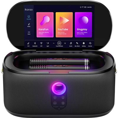 Ikarao Shell S1 Karaokesysteem Touchscreen, Incl. microfoon
