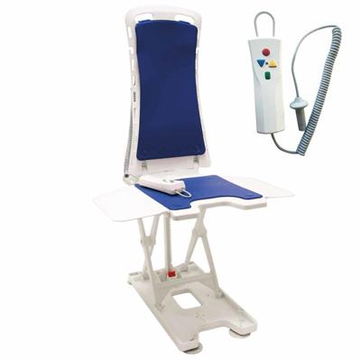 Badlift Bellavita 2G (9,3 kg) | Drive | Elektrische badlift | Sterk & lichtgewicht | Blauw/wit | Max. belasting 140 kg | 465100312
