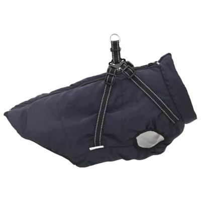 VidaXL Hondenjas met harnas waterdicht reflecterend marineblauw l44