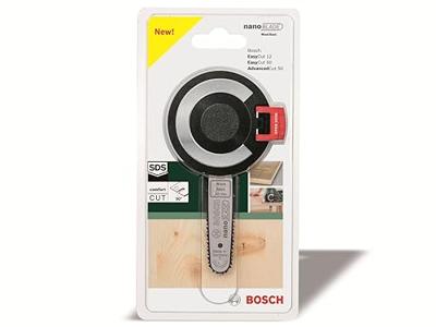 Bosch Home and Garden 2609256D83 nanoBLADE Wood Basic 50 Micro-kettingzaagblad Geschikt voor EasyCut 12, EasyCut 50, AdvancedCut 18, AdvancedCut 50