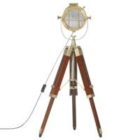 VidaXL Vloerlamp driepoot 69 cm massief mangohout - thumbnail