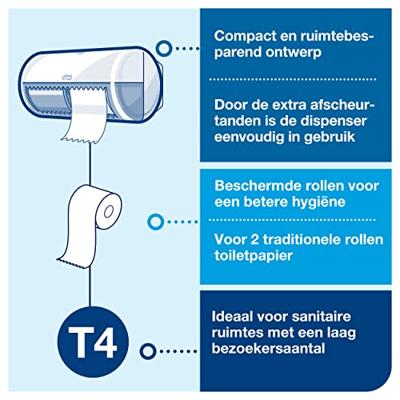 Tork Traditioneel toiletpapier (30 rol) Advanced - 2-laags - 110771