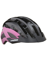 Lazer Petit DLX Helm Net+led+MIPS Zwart / Roze - thumbnail