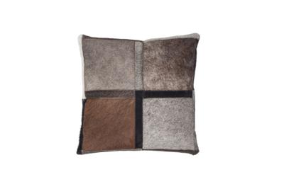 Sierkussen Lavish Pillow 410 | Leer | grijs | 45 x 45 cm