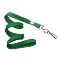 Keycord met metalen haak, br 10mm groen - thumbnail
