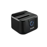 Dock Station Dual TooQ TQDS-802B 2.5" / 3.5" SATA USB 3.0 Zwart - thumbnail