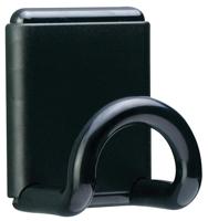 Kapstokhaak Unilux magneet 1 haak zwart - thumbnail