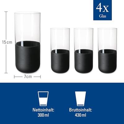 Villeroy & Boch Manufacture Rock Longdrink glas 4 stuks - thumbnail