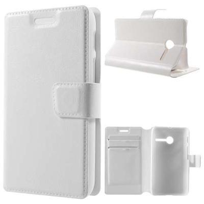 Vodafone Smart First 6 Hoesje Wit met Opbergvakjes Vodafone Smart First 6 Hoesje Wit met Opbergvakjes