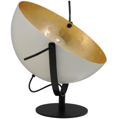 Masterlight Retro witte staande lampIndustria Uplight 60cm wit met oud zilver - 4198-06-08-B