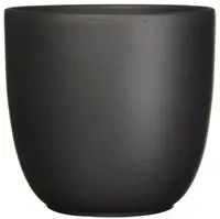 Pot tusca d31h28.5cm zwart mat - thumbnail