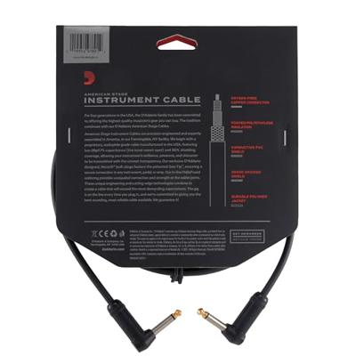 D&apos;Addario AMSGRR-10 American Stage instrumentkabel jack recht-haaks mono 3m