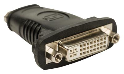 High Speed HDMI met Ethernet Adapter HDMI Female - DVI-D 24+1-Pins Female Zwart - thumbnail