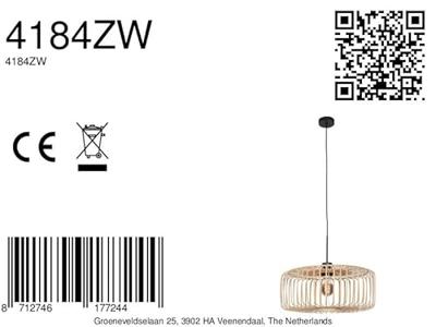 Steinhauer Bamboe hanglampBloeba Ø 60cm - 4184ZW