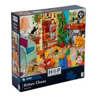 Kitten Chaos Puzzel 1000 Stukjes - thumbnail