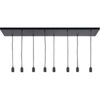 Highlight Plafondplaat 8 lichts L 130 x B 35 cm met snoer en fittingen - thumbnail