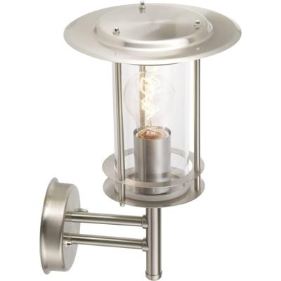 Brilliant York 44781/82 Buitenlamp (wand) LED E27 60 W RVS Brilliant York 44781/82 Buitenlamp (wand) LED E27 60 W RVS