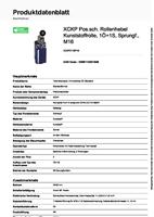 Telemecanique XCKP2118P16 XCKP2118P16 Eindschakelaar Rolhendel IP66/IP67 1 stuk(s) - thumbnail