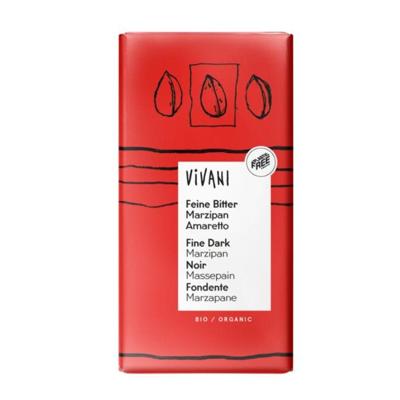 Vivani Chocoladereep Puur met Marsepein Vivani Chocoladereep Puur met Marsepein
