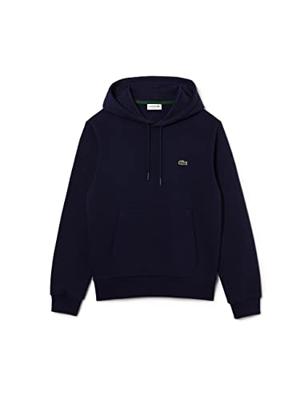 Lacoste Fleece Hoodie Heren Donkerblauw - Maat S - Kleur: Donkerblauw | Soccerfanshop