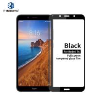 PINWUYO 9u 2.5 D volledige lijm gehard glas film voor Xiaomi Redmi 7A (zwart) - thumbnail