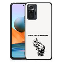 Xiaomi Redmi Note 10 Pro | Telefoon Hoesje | Gun Don&apos;t Touch My Phone - thumbnail