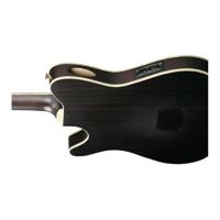 Ibanez Tim Henson Signature TOD10N Transparent Black Flat elektrisch-akoestische klassieke gitaar - thumbnail