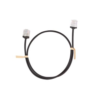 LogiLink CQ3013U RJ45 Netwerkkabel, patchkabel CAT 6A U/UTP 0.30 m Zwart Extreem dun, Zeer flexibel, Vlambestendig, Halogeenvrij 1 stuk(s)