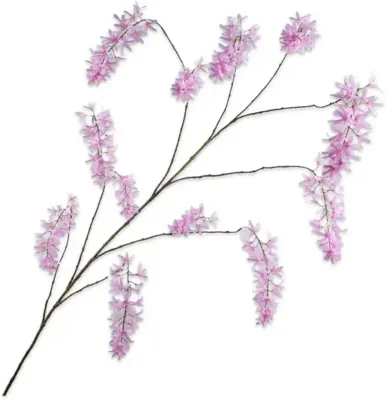 Silk-ka kunsttak wisteria 183cm roze