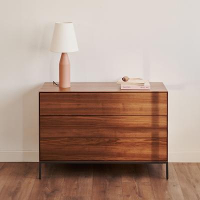 Kave Home Ladekast 'Vedrana' Walnoot, 75 x 110cm Kave Home Ladekast 'Vedrana' Walnoot, 75 x 110cm