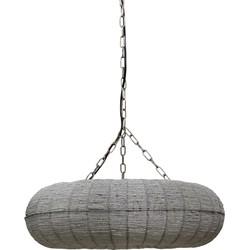 PTMD Hanglamp 'Lize', Glas, 51 x 17cm, kleur Transparant PTMD Hanglamp 'Lize', Glas, 51 x 17cm, kleur Transparant