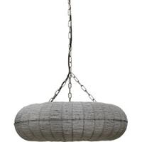 PTMD Hanglamp 'Lize', Glas, 51 x 17cm, kleur Transparant - thumbnail