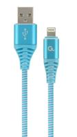 Gembird CC-USB2B-AMLM-2M-VW Lightning-kabel Blauw - thumbnail