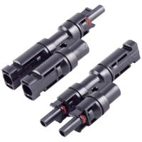 BKL Electronic 2800014 PV4-adapterset 2/1 Zwart Inhoud: 2 stuk(s) - thumbnail