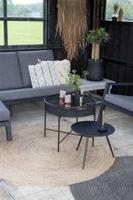 Bijzet Tuintafel Rond Ø60cm - Zwart - thumbnail