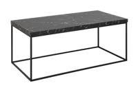 Bendt Salontafel 'Maresa' Marmerlook, 110 x 55cm, kleur Zwart - thumbnail