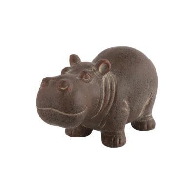 Countryfield beeld mafuta nijlpaard bruin 16 cm | 24 stuks