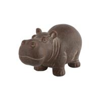 Countryfield beeld mafuta nijlpaard bruin 16 cm | 24 stuks - thumbnail