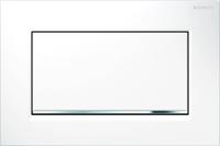 Geberit Sigma 10 (ex Sigma 30) bedieningspaneel glans wit/chroom voor Sigma reservoirs 8cm (UP720) en 12cm (UP320) - thumbnail