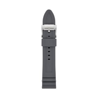 Horlogeband Fossil S221306 Silicoon Grijs 22mm Horlogeband Fossil S221306 Silicoon Grijs 22mm