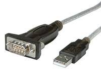 ROLINE converter kabel USB - serieel, 1,8 m - thumbnail