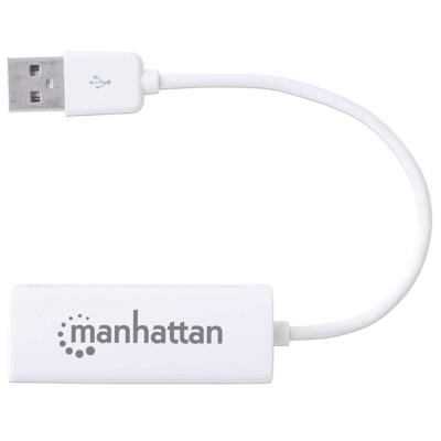 Manhattan Fast Ethernet Adapter Netwerkadapter 100 MBit/s USB-A 2.0