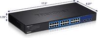 TRENDnet, TEG-30284, 24-poorts Web Smart Switch, met 24 x Gigabit poorten en 4 x 10G OptiPlex + slots, - thumbnail