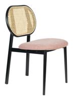 Zuiver Eetkamerstoel 'Spike' Rotan, kleur Roze - thumbnail
