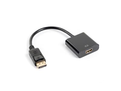 Adapter DisplayPort naar HDMI Lanberg AD-0009-BK Zwart Adapter DisplayPort naar HDMI Lanberg AD-0009-BK Zwart