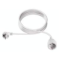 Bachmann 341.202S Stroom Aansluitkabel 16 A Wit 5.00 m H05VV-F 3G 1,5 mm² - thumbnail